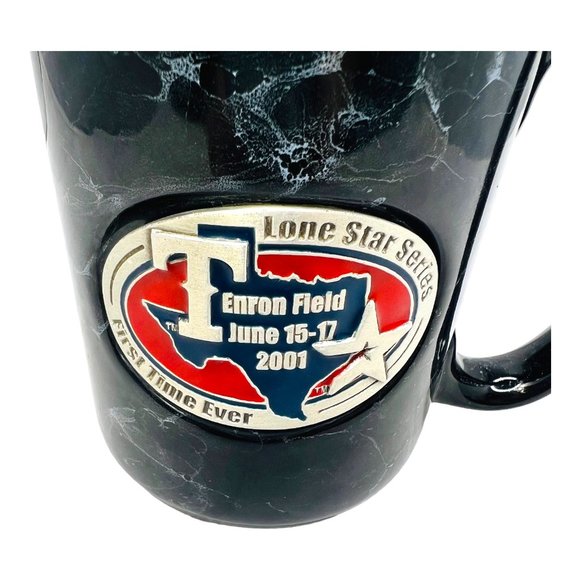 Vintage 2001 First Ever Astros - Rangers Lone Star Series Coffee Mug - Picture 2 of 7